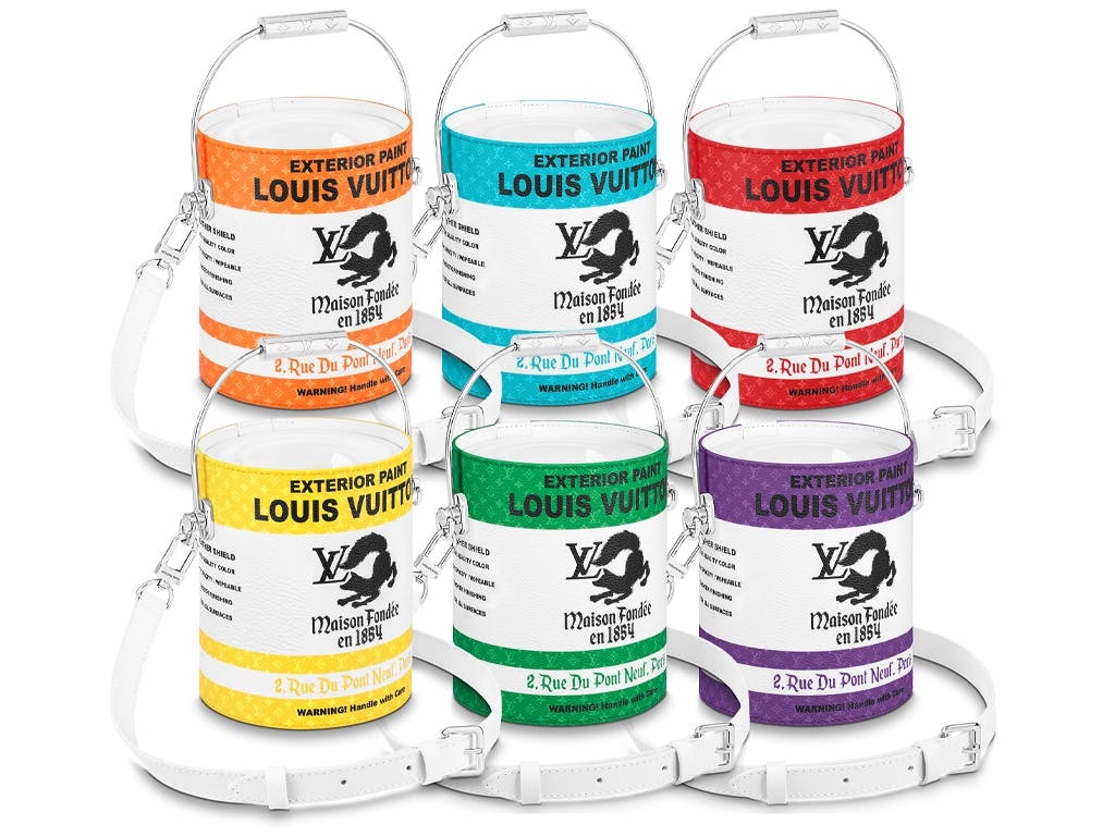 Chiếc túi mô phỏng thùng sơn cũ được bán với giá 65 triệu đồng - 2 Chiếc túi mô phỏng thùng sơn cũ được bán với giá 65 triệu đồng - 2