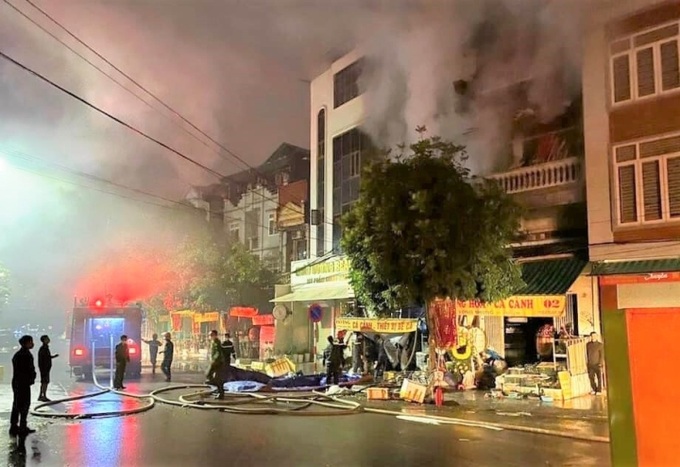 Hiện trường vụ hỏa hoạn