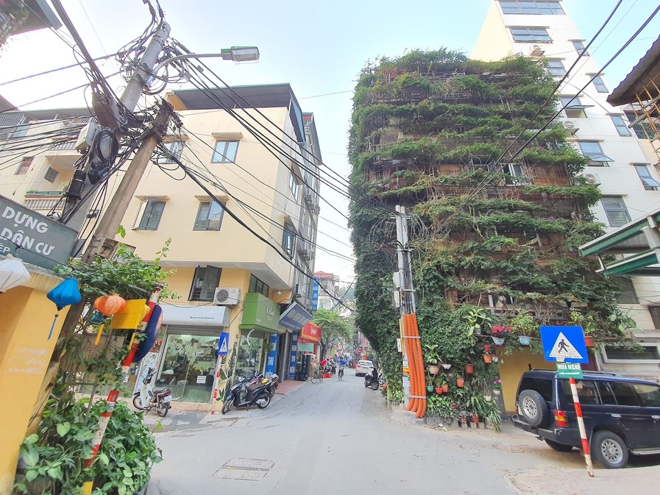 Nhà cây 5 tầng phủ kín hoa giấy ở Hà Nội, ai đi qua cũng dừng lại ngắm - 2 Nhà cây 5 tầng phủ kín hoa giấy ở Hà Nội, ai đi qua cũng dừng lại ngắm - 2