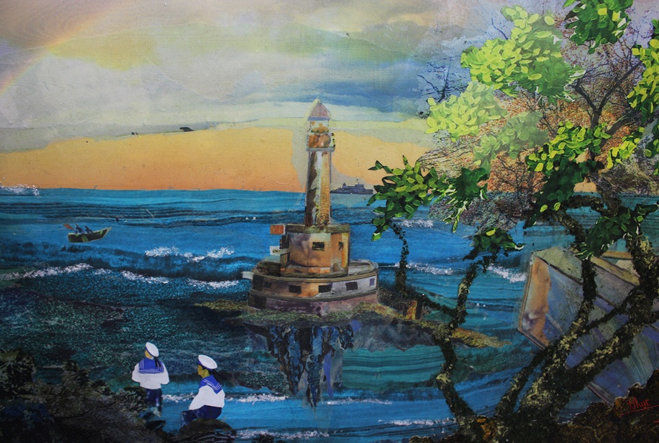 Lạ lùng cách nữ họa sỹ Hà Nội biến vải vụn thành tác phẩm nghìn đô - 14 Lạ lùng cách nữ họa sỹ Hà Nội biến vải vụn thành tác phẩm nghìn đô - 14