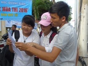 Xem điểm thi THPT quốc gia 2016 trên Dân trí