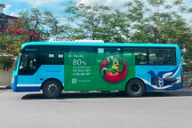 Thông điệp về bệnh lý tiêu hóa trên xe buýt được nhiều người chú ý