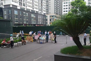 Hà Nội: Cách ly y tế tòa chung cư ở Khu đô thị Ngoại giao đoàn