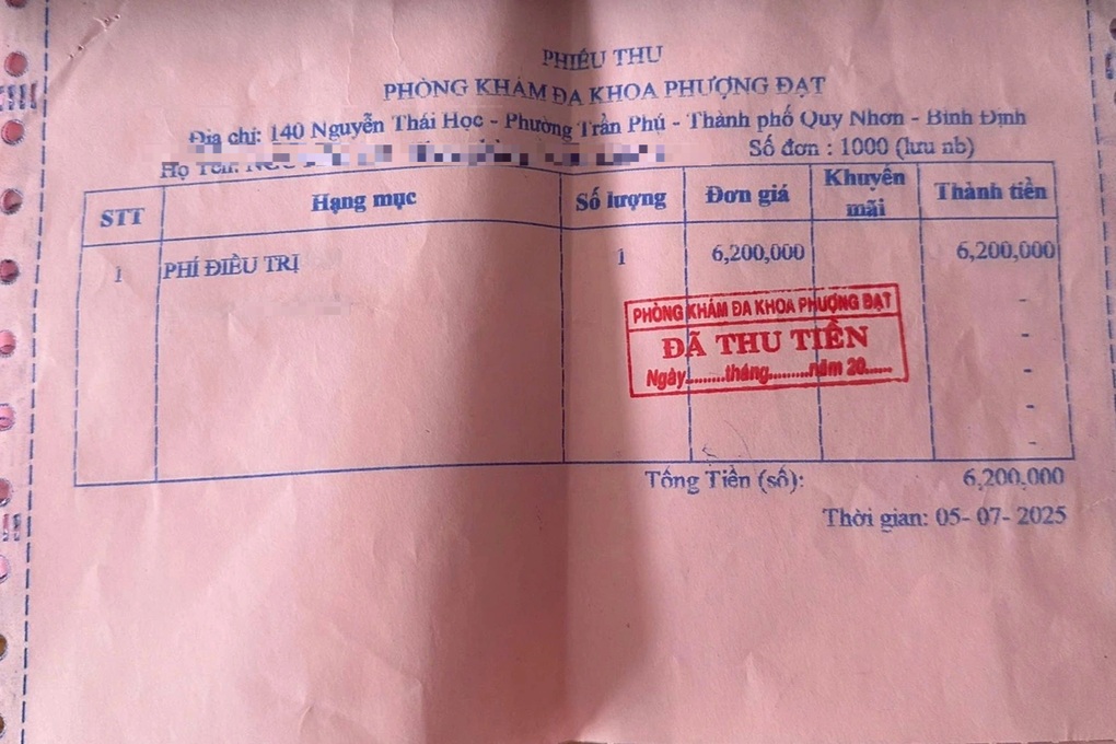 Xác minh thông tin phòng khám thu tiền bất minh ở Gia Lai - 1 Xác minh thông tin phòng khám thu tiền bất minh ở Gia Lai - 1