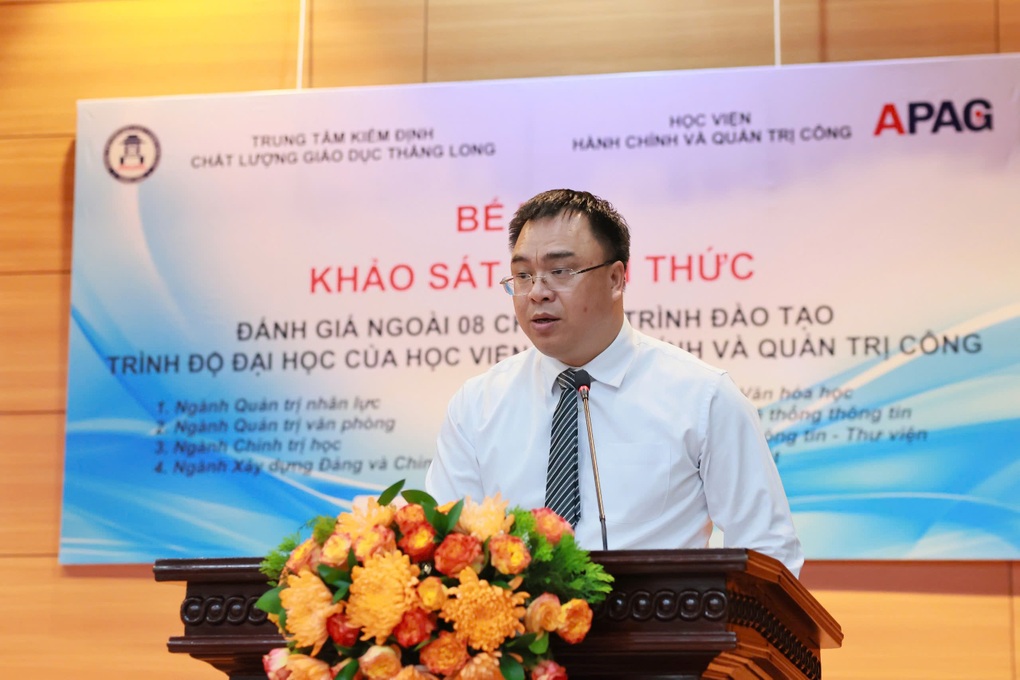 Hoàn thành đánh giá chất lượng tại Học viện Hành chính và Quản trị công - 1 Hoàn thành đánh giá chất lượng tại Học viện Hành chính và Quản trị công - 1