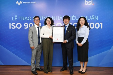 Meey Group đạt chứng nhận Tiêu chuẩn ISO 9001 và ISO/IEC 27001