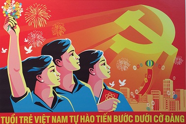 Tranh cổ động giàu sức sống do sinh viên sáng tạo năm 2015