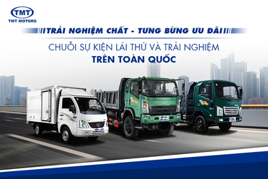 TMT Motors tổ chức lái thử các dòng xe tải trên toàn quốc