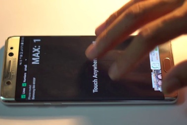 Test lỗi Galaxy Note7 của thành viên trên diễn đàn công nghệ ở VN chia sẻ