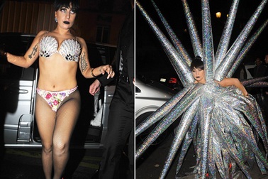 "Chóng mặt" với váy áo của Lady Gaga