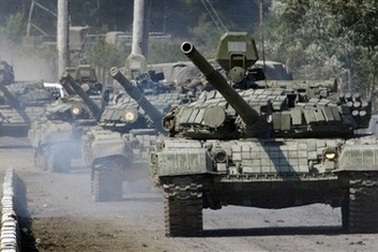 32 xe tăng Nga bị cáo buộc vượt biên giới vào Ukraine