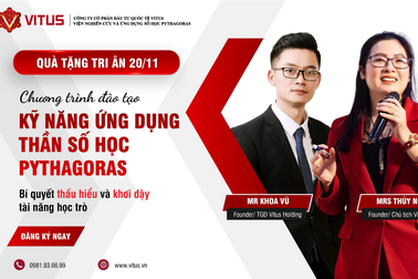 Vitus tài trợ 10.000 thầy cô tham gia chương trình "Kỹ năng ứng dụng Số học Pythagoras"