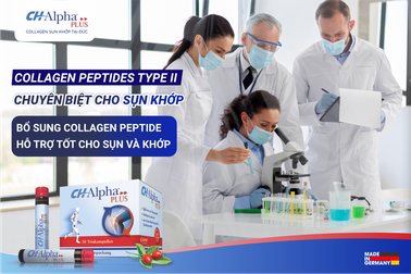 CH-Alpha PLUS - thực phẩm bảo vệ sức khỏe hỗ trợ sụn và khớp