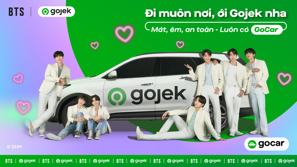 Việt Nam là thị trường tiếp theo trong chiến dịch Gojek hợp tác cùng BTS - 2 Việt Nam là thị trường tiếp theo trong chiến dịch Gojek hợp tác cùng BTS - 2