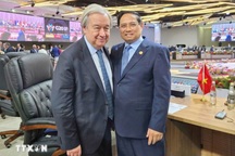 Thủ tướng Phạm Minh Chính gặp Tổng Thư ký LHQ và Thủ tướng Australia