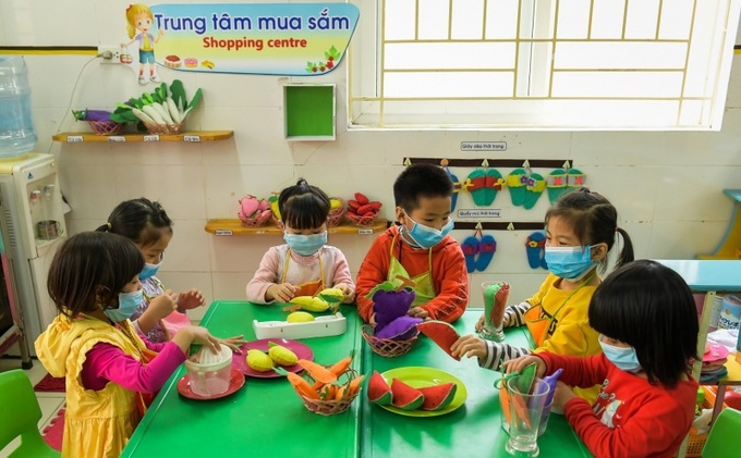 UBND TP Hà Nội thống nhất với đề xuất của Sở GD&ĐT, cho phép trẻ mầm non đến trường bắt đầu từ ngày 13/4 tới.
