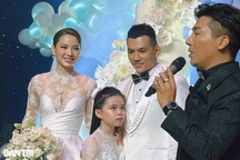 Phương Trinh Jolie công khai con riêng 9 tuổi trong lễ cưới với Lý Bình