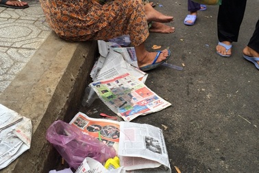 Những hình ảnh “thiếu văn hóa”… tại Lễ hội Nguyễn Trung Trực