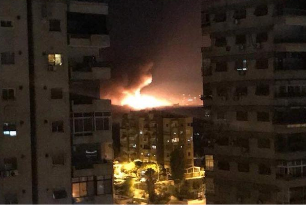 Israel bị nghi không kích sân bay quốc tế Syria - 1 Israel bị nghi không kích sân bay quốc tế Syria - 1