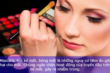 Gây hại cho mắt bởi những thói quen thường ngày