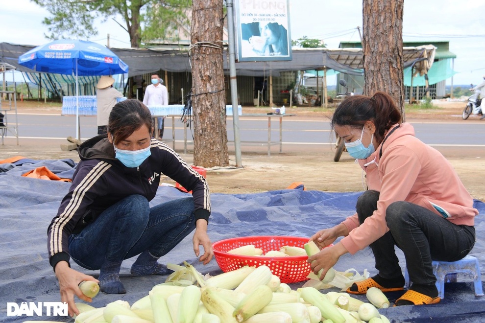 Người dân Đắk Nông nấu nồi bắp 0 đồng phục vụ bà con đi đường về quê - 5 Người dân Đắk Nông nấu nồi bắp 0 đồng phục vụ bà con đi đường về quê - 5