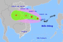 Bão số 6 dự kiến hình thành đêm nay, di chuyển nhanh vào đất liền nước ta