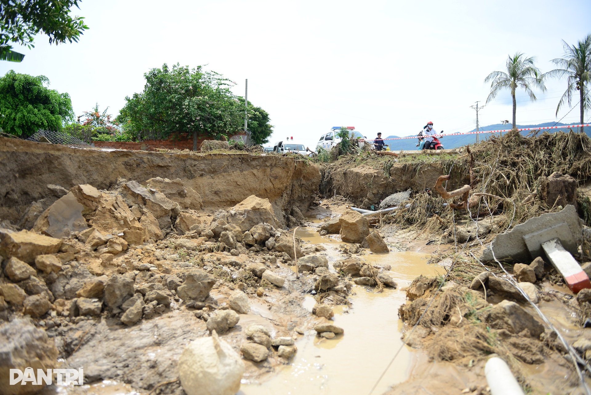 Vỡ hồ nước ở Lâm Đồng, lũ cát cuồn cuộn đổ về san phẳng nhà vườn - 4