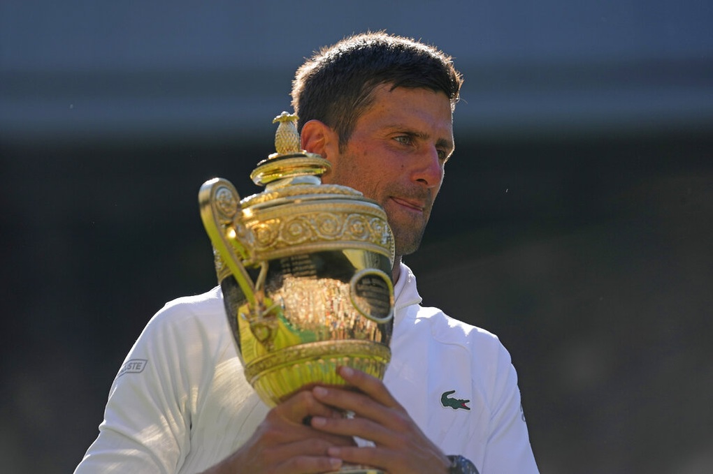 Djokovic thiết lập nhiều kỷ lục sau chức vô địch Wimbledon - 1 Djokovic thiết lập nhiều kỷ lục sau chức vô địch Wimbledon - 1