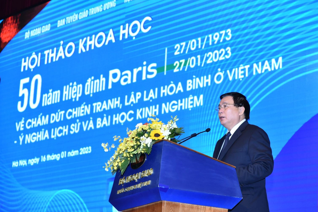 Hiệp định Paris - Đỉnh cao của nền ngoại giao Việt Nam - 1 Hiệp định Paris - Đỉnh cao của nền ngoại giao Việt Nam - 1