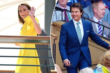 Ánh mắt ngưỡng mộ của Tom Cruise dành cho công nương Kate Middleton