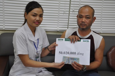Hơn 50 triệu đồng đến với người phụ nữ bị nhiễm độc thai kỳ