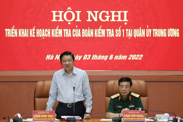 Kiểm tra công tác phòng, chống tham nhũng tại Quân ủy Trung ương