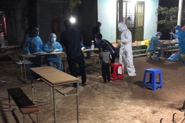 Khoanh vùng một làng và trạm y tế xã sau ghi nhận 2 ca nhiễm SARS-CoV-2