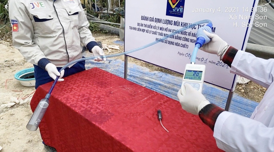 Kết quả thí điểm xử lý mùi bãi rác Nam Sơn bằng công nghệ Nhật Bản - 5 Kết quả thí điểm xử lý mùi bãi rác Nam Sơn bằng công nghệ Nhật Bản - 5