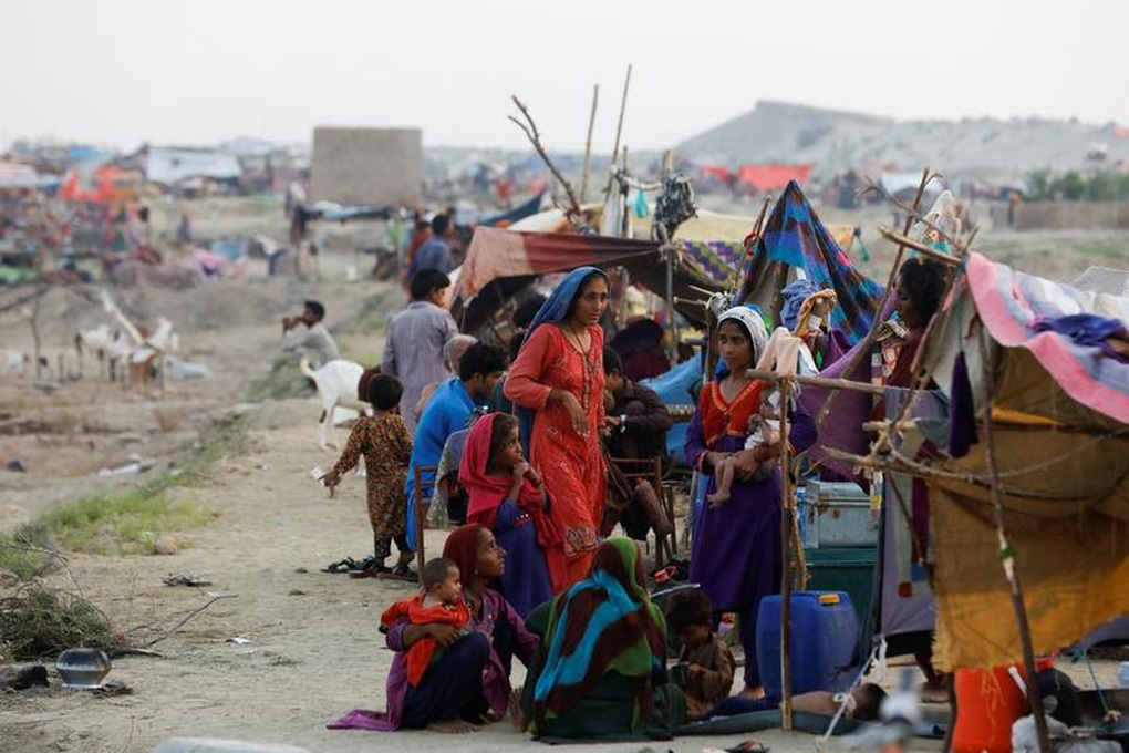 Lũ lụt lịch sử, hàng trăm nghìn người Pakistan lâm cảnh màn trời chiếu đất - 9 Lũ lụt lịch sử, hàng trăm nghìn người Pakistan lâm cảnh màn trời chiếu đất - 9