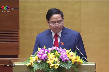 Tân Thủ tướng phát biểu sau lễ nhậm chức