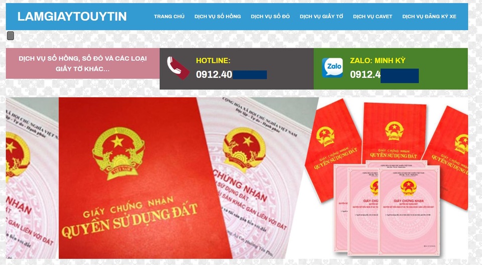 Nóng nạn sổ đỏ giả dịp cuối năm - 1 Nóng nạn sổ đỏ giả dịp cuối năm - 1