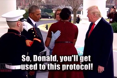 Những khoảnh khắc ấn tượng trong lễ nhậm chức của ông Trump