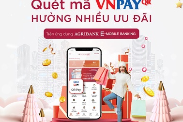 Quét Vnpay QR nhận "mưa" ưu đãi cùng Agribank e-Mobile Banking