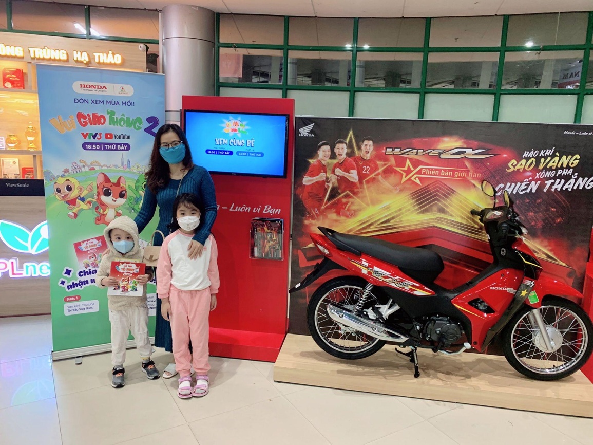 Honda hoàn thành chương trình Tôi yêu Việt Nam phiên bản Vui giao thông mùa 2 - 4 Honda hoàn thành chương trình Tôi yêu Việt Nam phiên bản Vui giao thông mùa 2 - 4