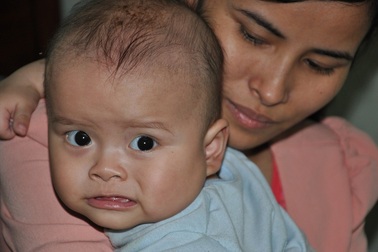 Xót xa bé 10 tháng bị u nguyên bào gan