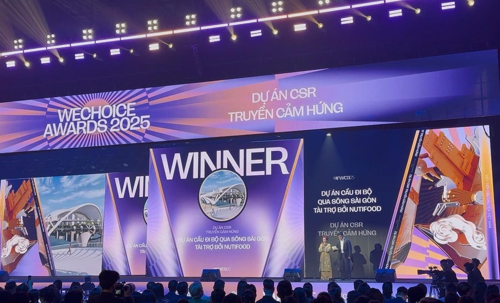 Nutifood nhận giải thưởng “Dự án CSR truyền cảm hứng” với dự án cầu đi bộ nghìn tỷ - 3 Nutifood nhận giải thưởng “Dự án CSR truyền cảm hứng” với dự án cầu đi bộ nghìn tỷ - 3