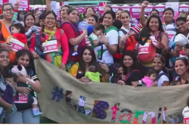 Hàng nghìn người tham gia cuộc thi "Chạy vì ung thư vú" tại Ấn Độ