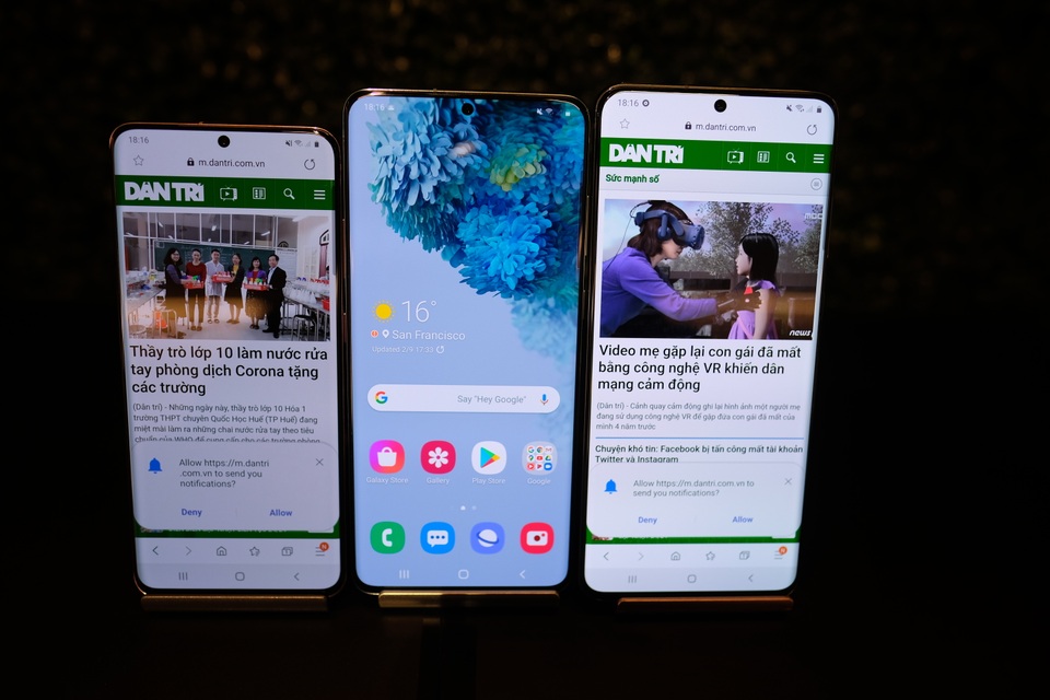 Cận cảnh bộ 3 smartphone Galaxy S20: Nâng cấp ấn tượng về camera - 16 Cận cảnh bộ 3 smartphone Galaxy S20: Nâng cấp ấn tượng về camera - 16