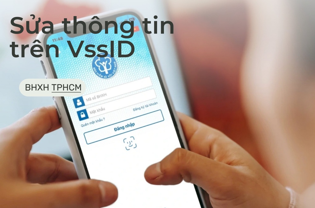 3 bước thay đổi thông tin trên sổ bảo hiểm xã hội điện tử - VssID - 1