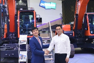 Hãng máy công trình Doosan mở rộng hoạt động tại Việt Nam