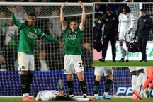 Đang thi đấu, cựu ngôi sao Man Utd bất ngờ đổ gục xuống sân