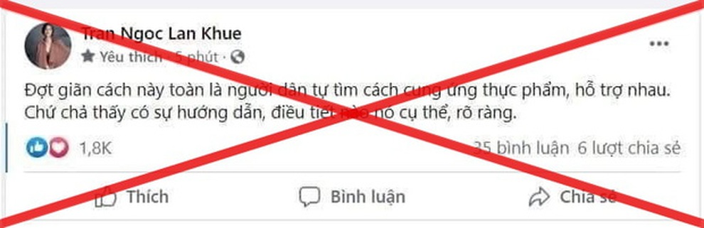 Lan Khuê xin lỗi vì phát ngôn gây phẫn nộ liên quan chống dịch Covid-19 - 1 Lan Khuê xin lỗi vì phát ngôn gây phẫn nộ liên quan chống dịch Covid-19 - 1