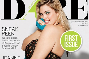 Tạp chí thời trang dành cho phụ nữ “quá khổ”