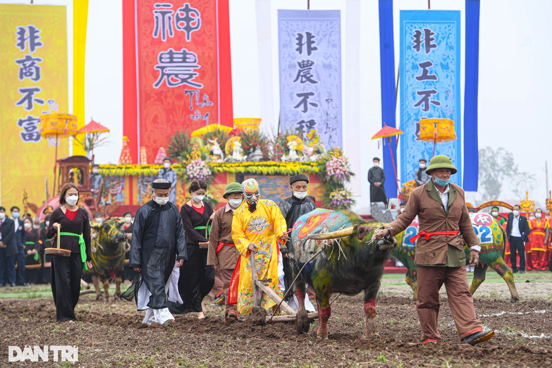 Chủ tịch nước lội ruộng, dắt trâu đi cày đầu năm ở lễ hội Tịch điền - 15 Chủ tịch nước lội ruộng, dắt trâu đi cày đầu năm ở lễ hội Tịch điền - 15